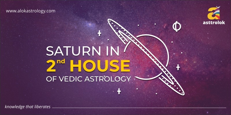 Saturn in 2nd house of Vedic Astrology