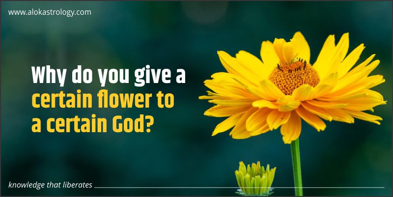 Why do you give a certain flower to a certain God?